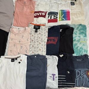Assorted Graphic and Plain T-Shirts